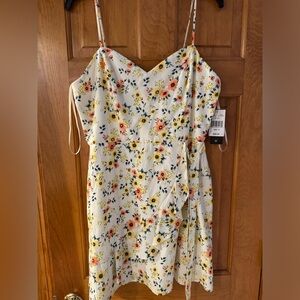 White flowered dress